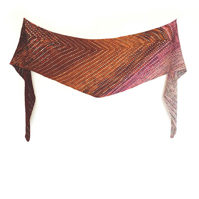 Koigu Pencil Box Kits - Venation Shawl