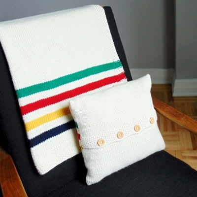 Outback Chunky Cabin Blanket and Pillow Kit