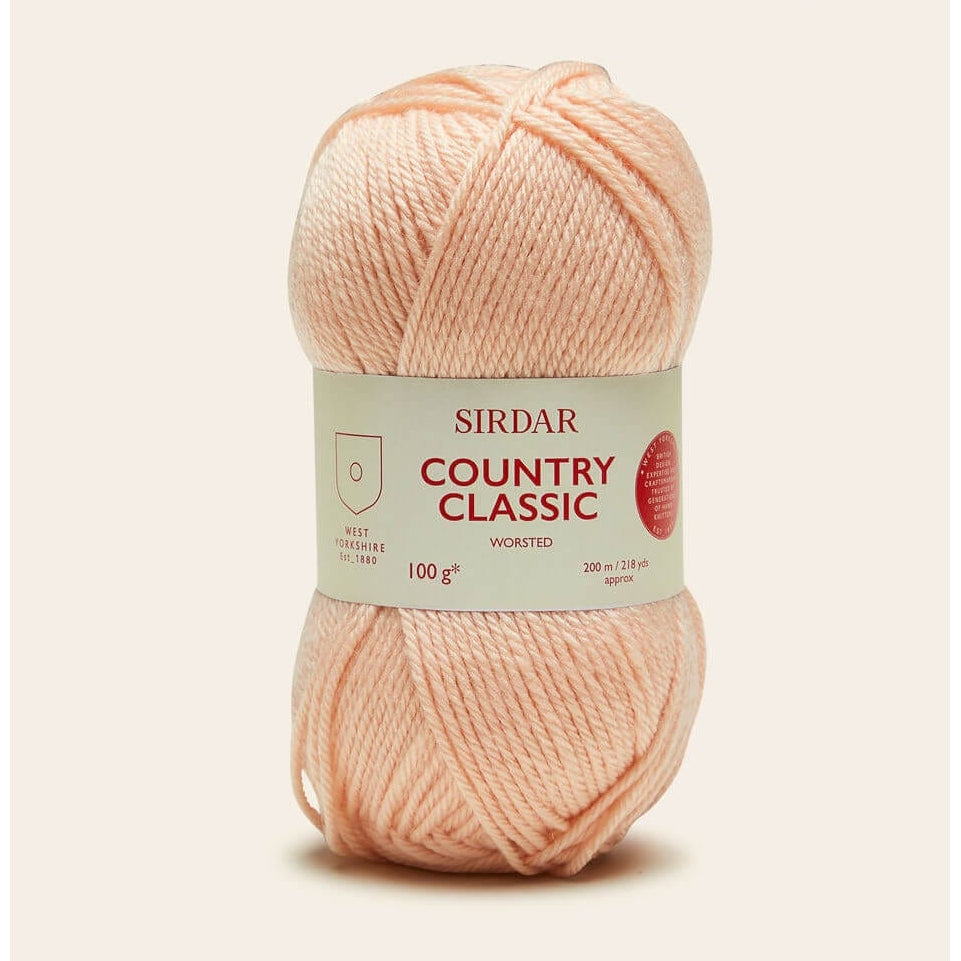 Sirdar Country Classic Worsted, Rossetto (653), 100g Sirdar Country Classic Worsted, Rossetto (653), 100g