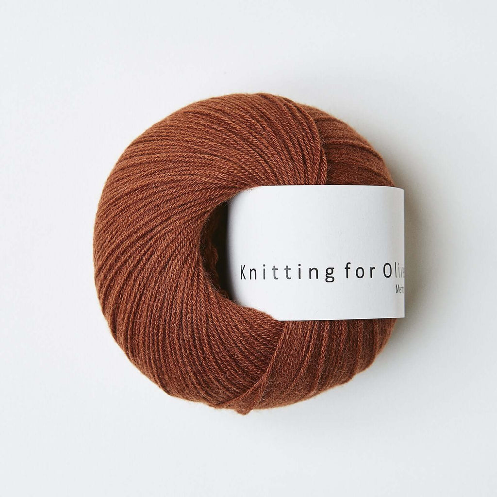 Knitting For Olive Merino Rust