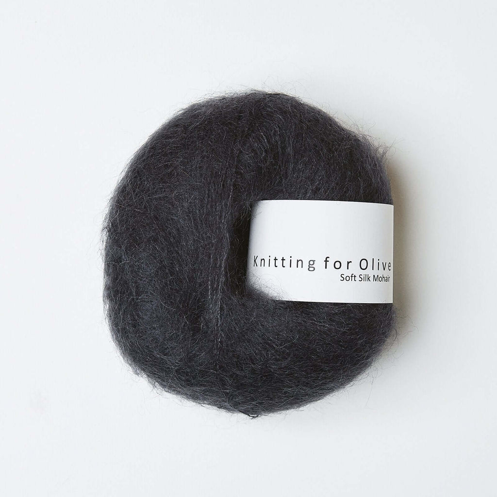 Knitting For Olive Soft Silk Mohair Midnight