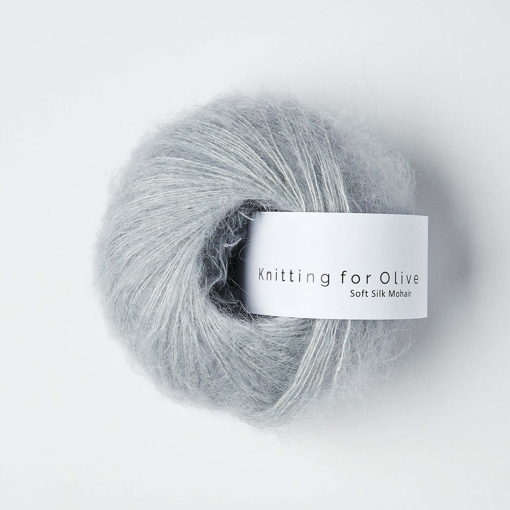 Knitting For Olive Soft Silk Mohair Soft Blue