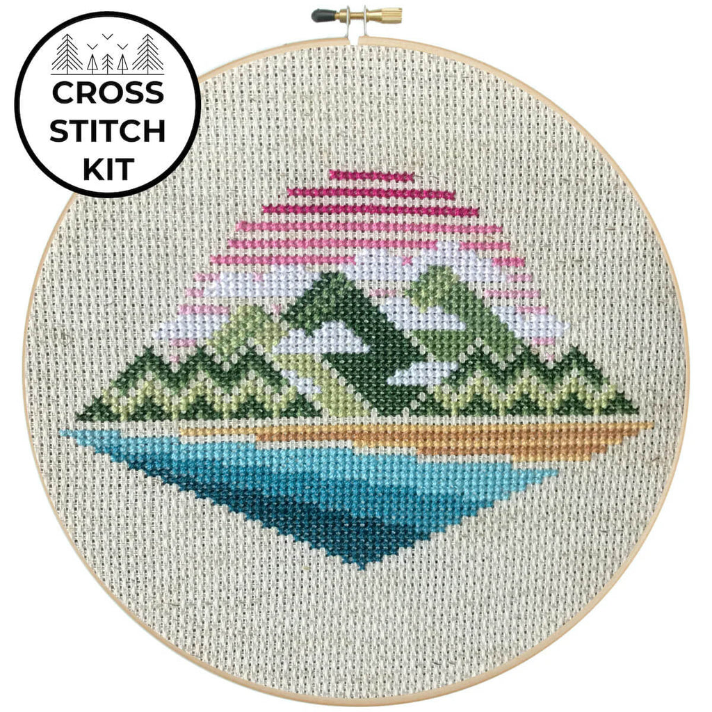 Pigeon Coop Cross Stitch Kits Misty Mountains