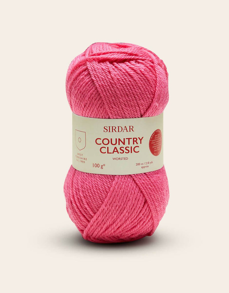 Sirdar Country Classic Worsted Shocking Pink (652)