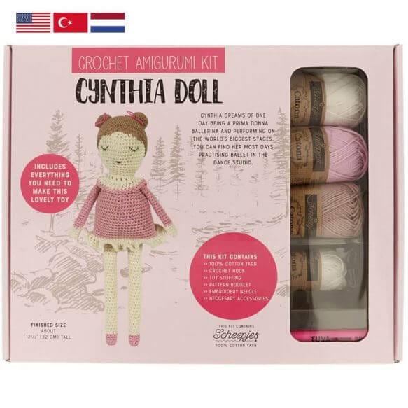 Tuva Crochet Kits Cynthia Doll