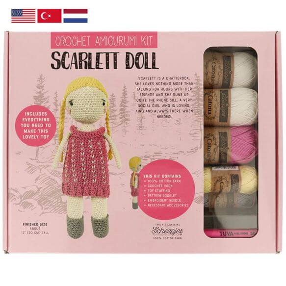 Tuva Crochet Kits Scarlett Doll