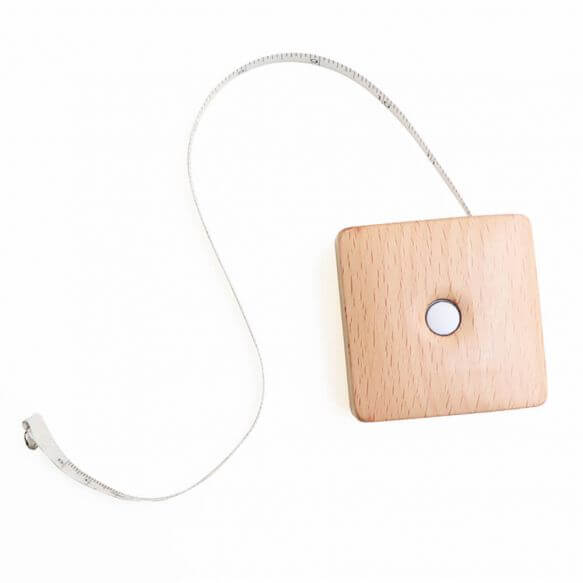 KnitPro Wood Tape Measure Square