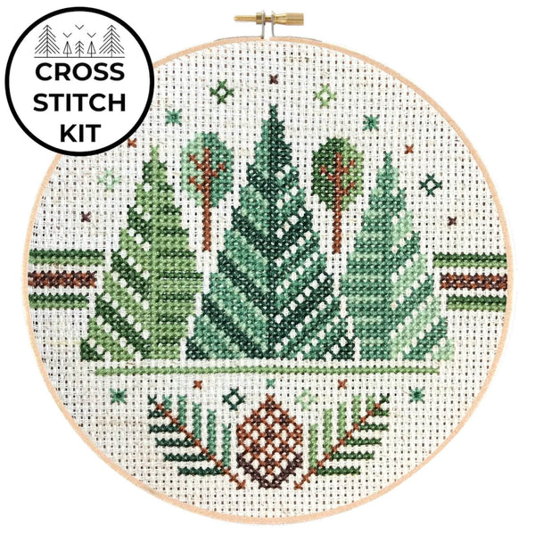 Hiking Trail Cross Stitch Kit – Pigeon Coop